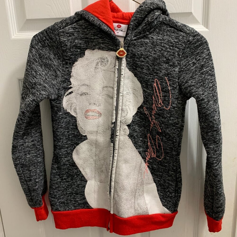 Marilyn Monroe Big Girls Hoodie.